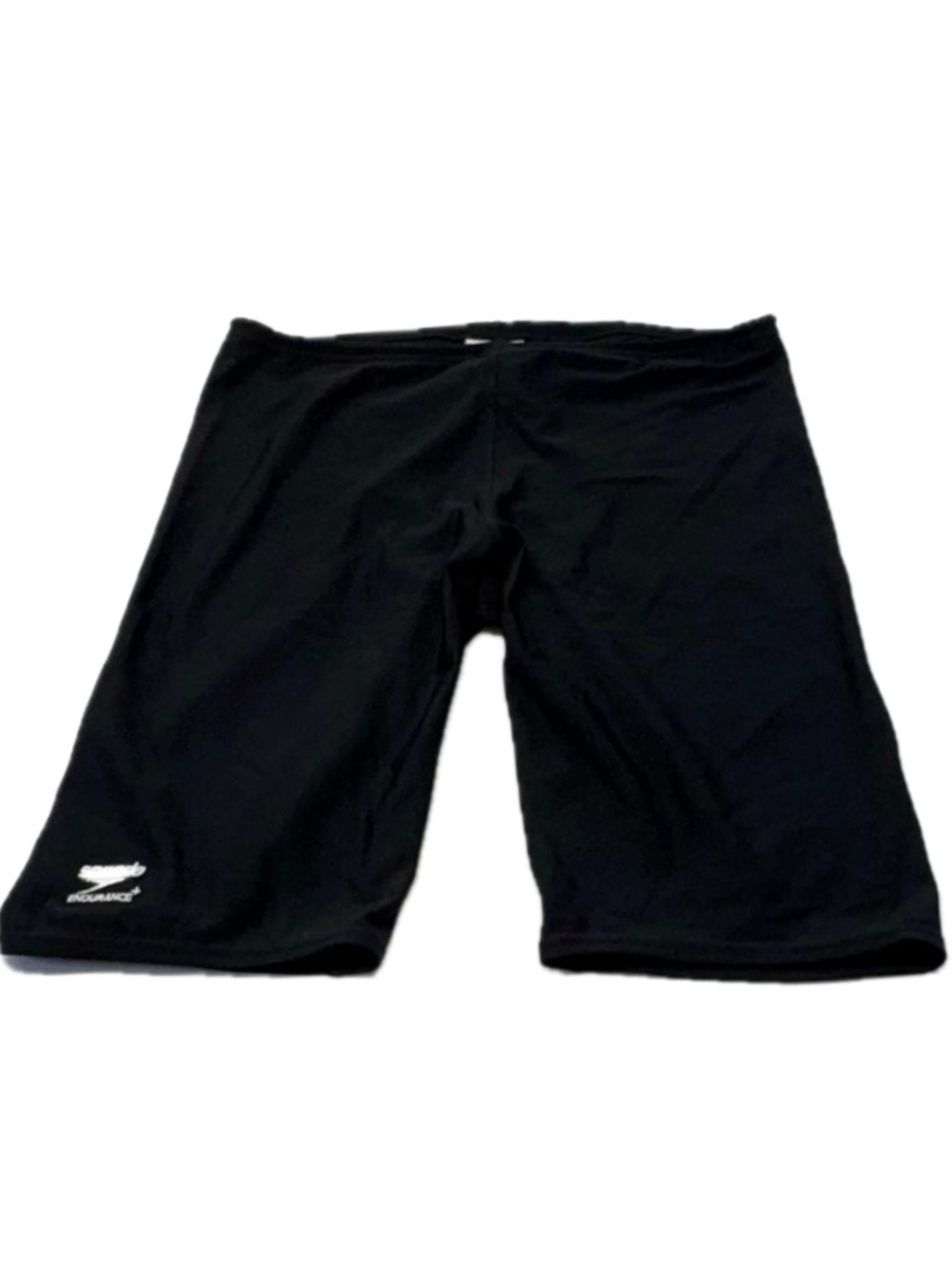 Speedo Men's Endurance+ Solid Jammer Shorts Black Size 36 Excellent Condition